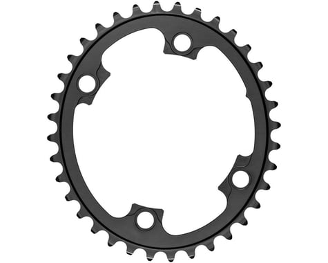 Absolute Black Winter 2x Oval Chainring (Black) (110mm BCD)